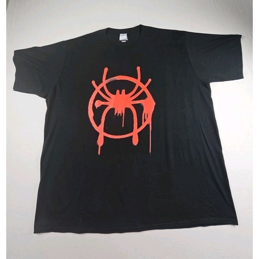 Marvel Spider-Man Across‎ the Spider-Verse Black T-shirt Unisex Size 2XL